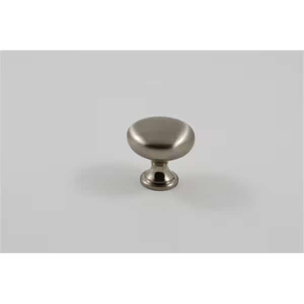 Mushroom Cabinet Knob- Satin Nickel