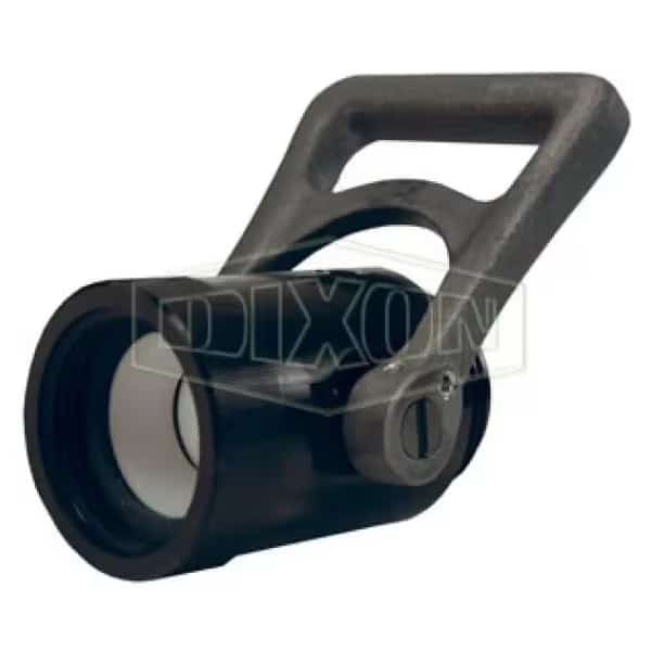 Forestry Grade Ball Shut-Off Nozzle, 1 in Inlet, Anodized Aluminum Body