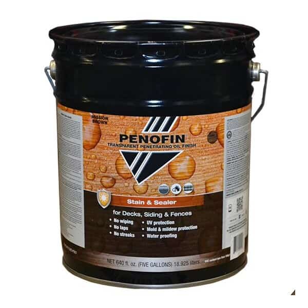 5 Gal Mission Brown Stain & Sealer Transparent Stain & Sealer