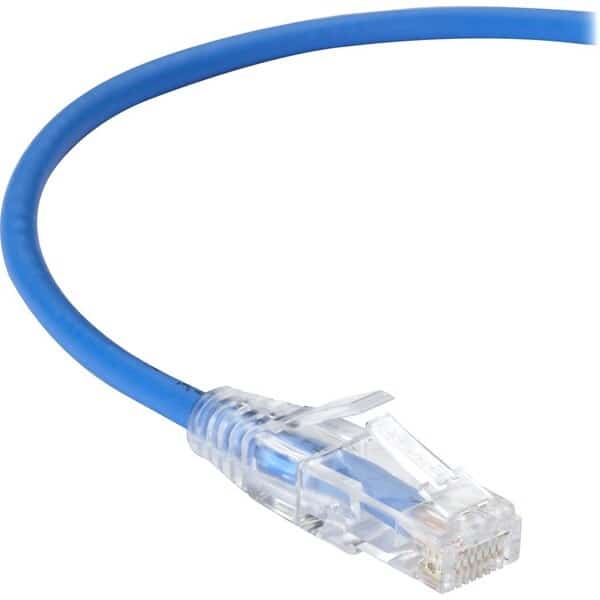 Slim-Net Cat6 250-Mhz 28-Awg Ethernet Patch Cable - Unshielded, Pvc,