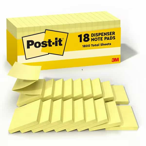 Pad, Post It Pop Up, Canaryb, PK18