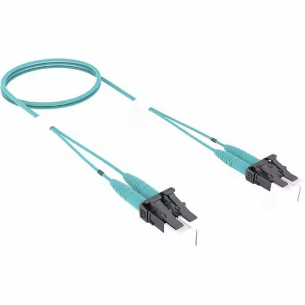 LazrSPEED 550 LC to LC, Fiber Patch Cord, 1.6 mm Duplex, Riser, 7 FT