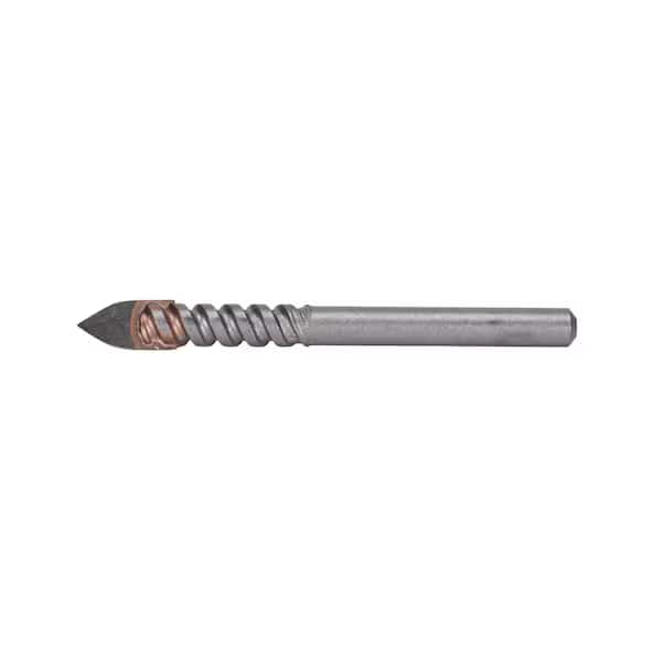 Glass and Tile Drill Bit 3/8" x 3-1/2"L, Three-Flat
