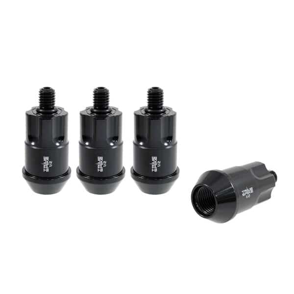 LUG NUTS Lug Nut Lock 12 Inch x 20 Thread Size 60 Degree Conical Acorn 16 Inch Overall Length