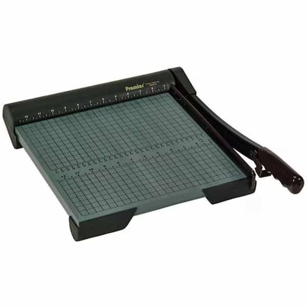 Guillotine Paper Trimmer, 19 in. L, Wood