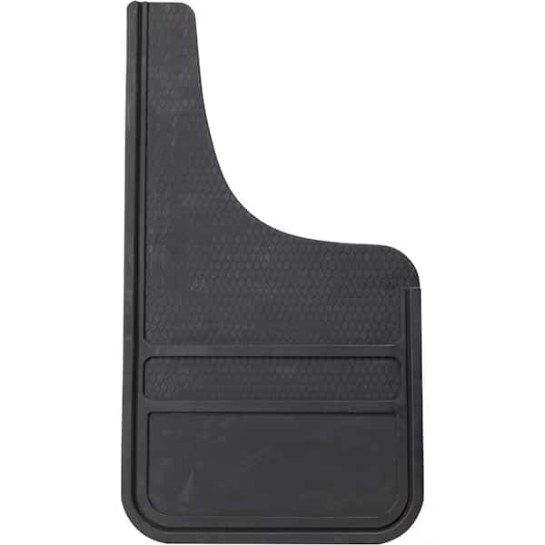 Universal Front 12 x 23 Set Of 2 Flat Without Logo Black Fiberglass Reinforced