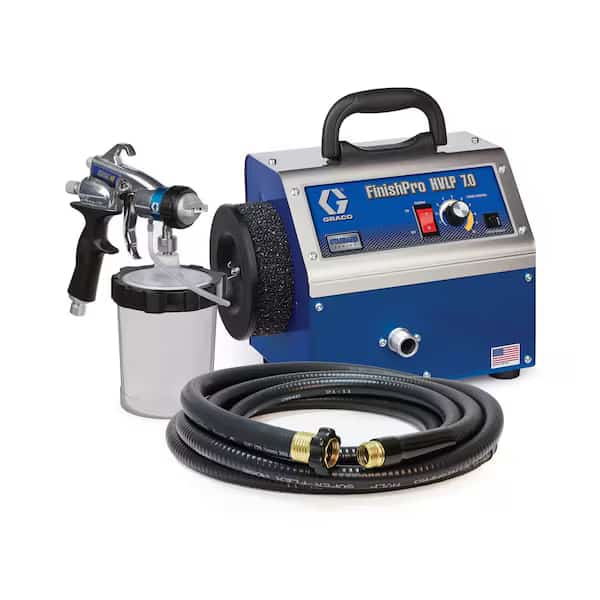 HVLP Paint Sprayer, 4 Stages, 1 qt. Tank