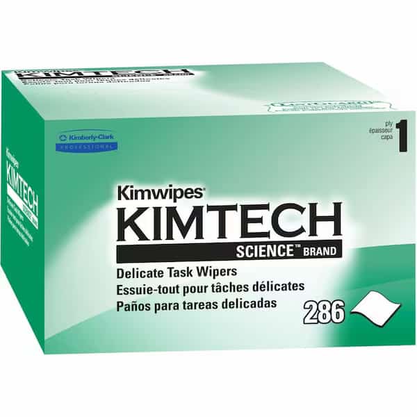 Dry Wipe,4-1/2" x 8-1/2",White,PK60, Mfr#: 34155, KIMTECH