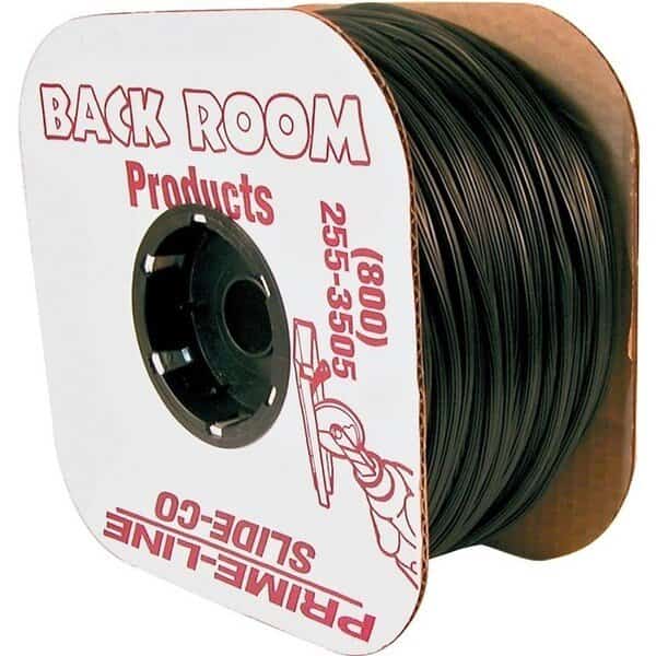 Make-2-Fit P7595 Screen Retainer Spline, 250 ft L, Vinyl, Black
