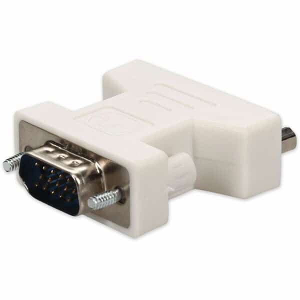 Addon 5 Pack Of Vga Male To Dvi-I (29 Pin) Female White Adapter