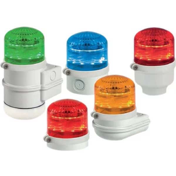 Beacon Warning Sounder Light, Blue, LED