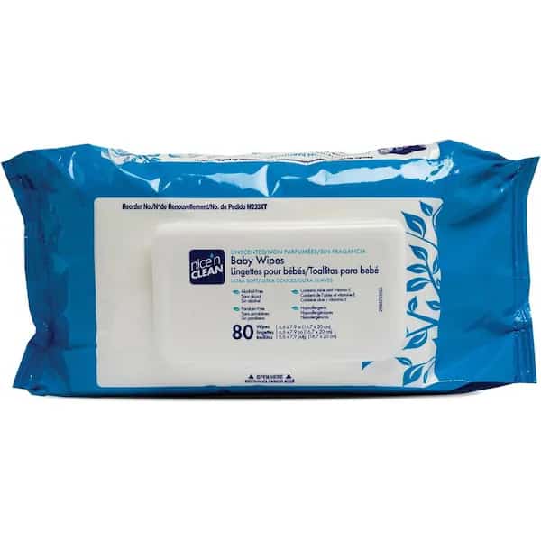 Baby Wipes, Unscented, Plastic Lid, PK960, Pdi, Mfr#: M233XT