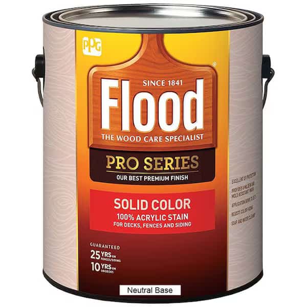 1 Gal White Pro Series Pastel Base Solid Color Acrylic Stain