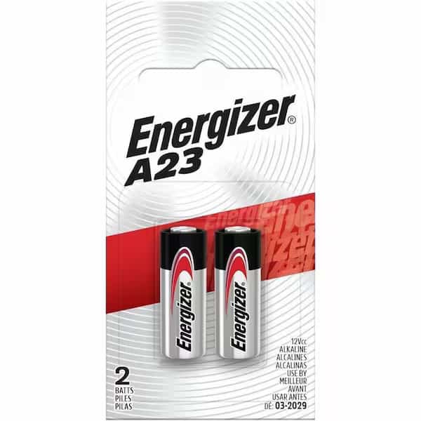 Alkaline Battery, A23 12V DC 2 PK