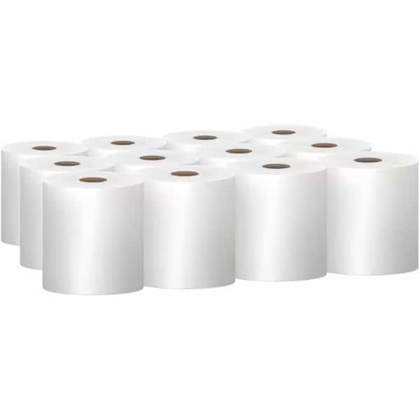 Scott Essential Paper Towels, White, 12 PK