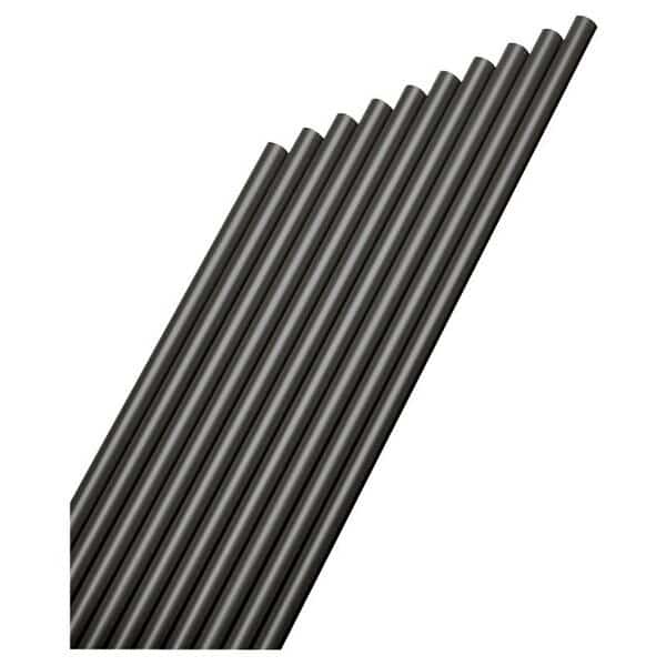 Baluster, 34 in Dia, 32 in L, Round, Aluminum, Black, PowderCoated