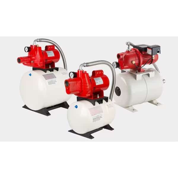 Jet Pump, Tank, 1/2 HP, 115/230V, 5.8 gal.