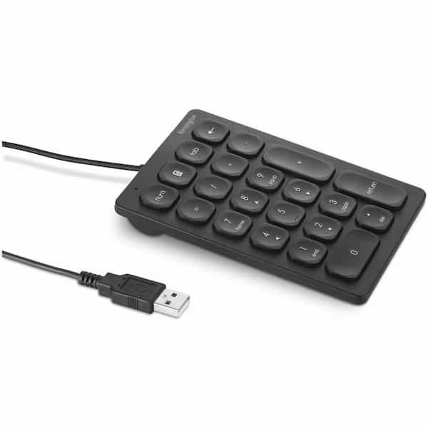 Number Keyboard, Black, 1" H