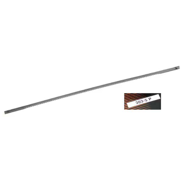 Bahco Coping Saw Blade, 6", 15 TPI, PK5, Bahco, Mfr#: 303-5P