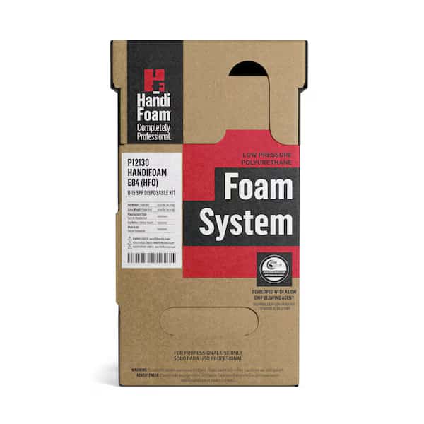 Spray Foam Sealant Kit, Straw Application Method 4 lb, Two Cylinders, Cream, 0.04375 Expansion Ratio