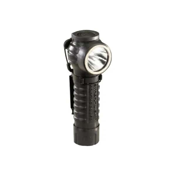 PolyTac 90® X Right Angle Light, Led Black Tactical Handheld Flashlight, 500 lm