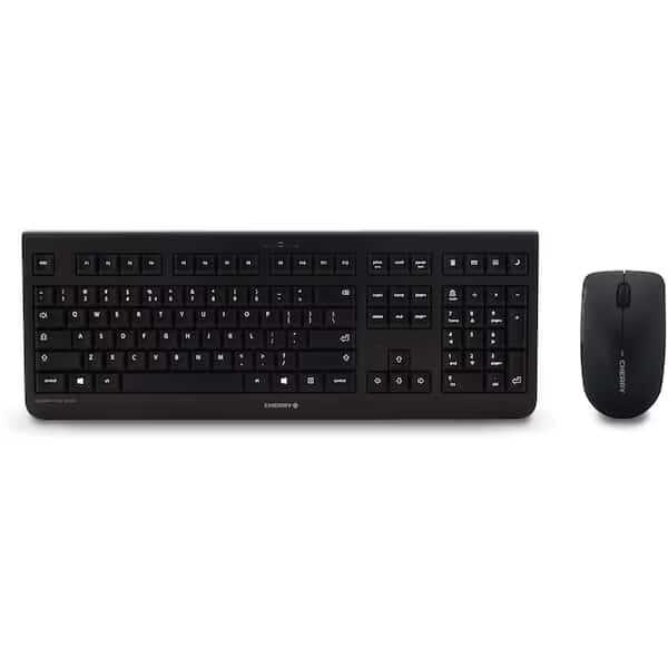 Wireless 104+4 Whisper Keys Black 3 Butt