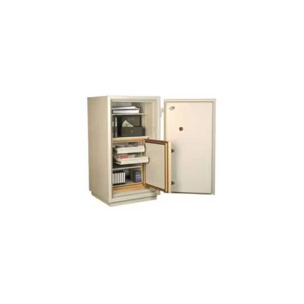 FireKing Mixed Media Safe Electronic Lock 32-1/16"W x 31"D x 59-3/4"H Platinum