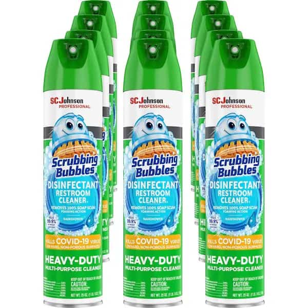 Disinfectant Cleaner, 25 fl oz (0.8 quart) White, 12 PK