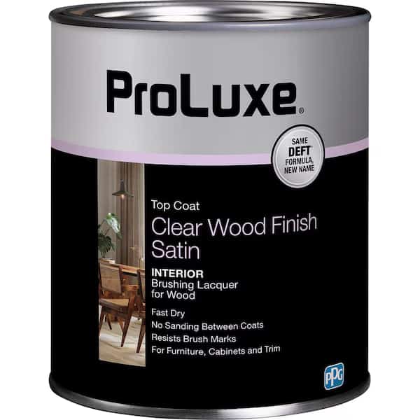 Satin Clear Oil-Based Brushing Lacquer 1 qt, Deft, Mfr#: DFT017/04