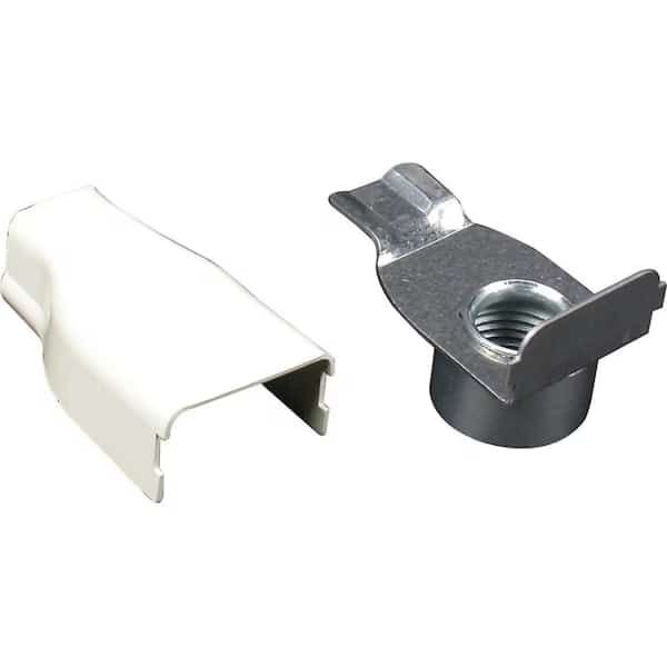 Elbow Conduit Connector, Ivory, Steel