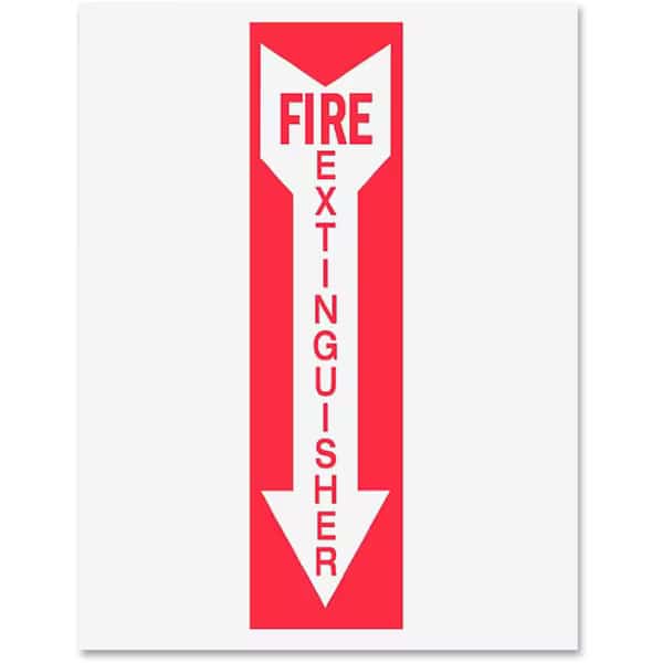Sign Inserts, Fire Extinguisher, PK6