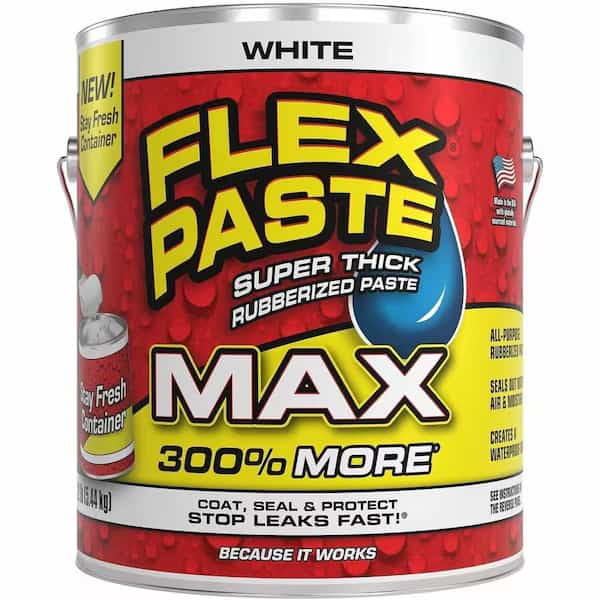 Flex Seal Family of Products Flex Paste MAX White Rubber Coating 12 lb