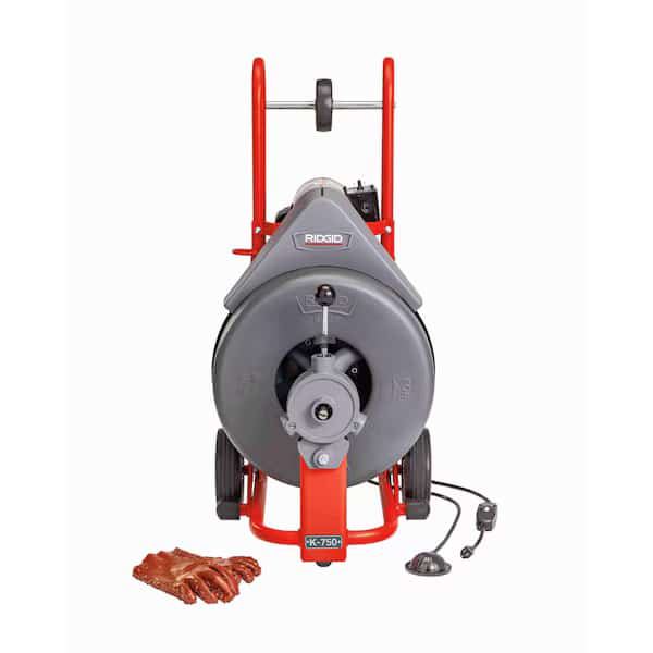 200 ft Corded Drain Cleaning Machine, 115V AC