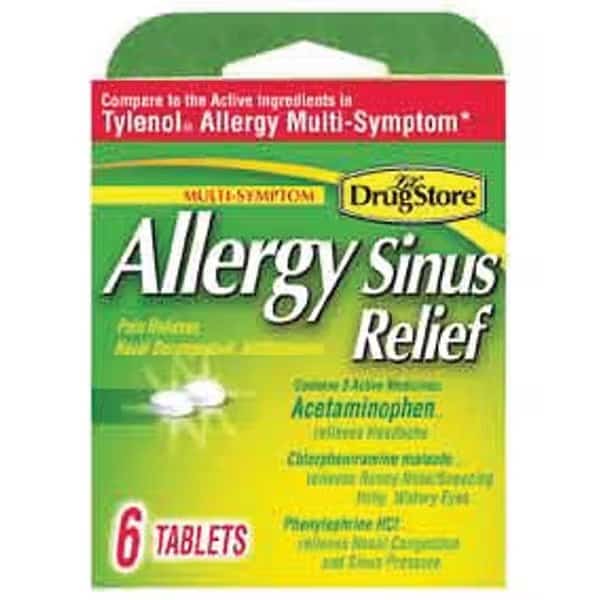 Sinus Relief, 6 CT, Tablet
