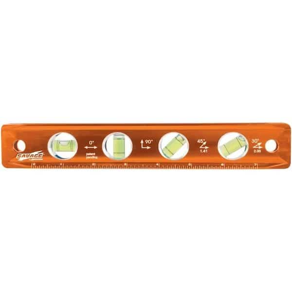 Swanson Tools 698-TL043M 9 Inch Savage Solid Billet Torpedo Level