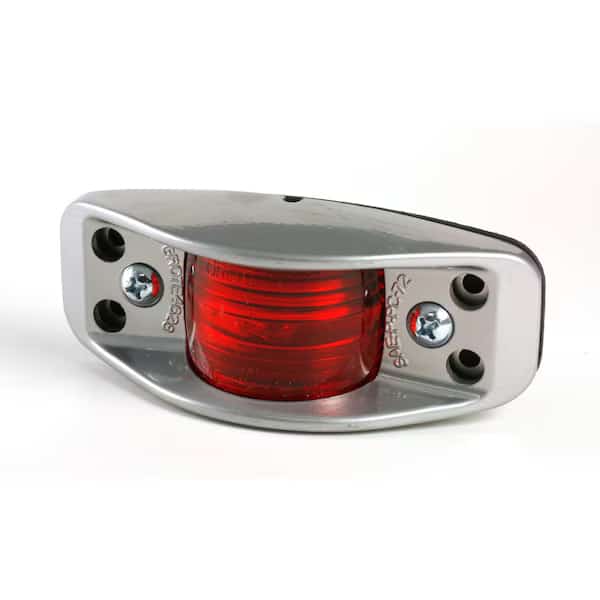 Clearance/Marker Lamp, Aluminum, Red