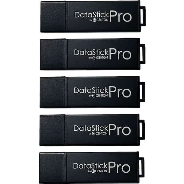 Centon Valuepack Usb 3.0 Datastick Pro (Black), 64Gb, 5 Pack