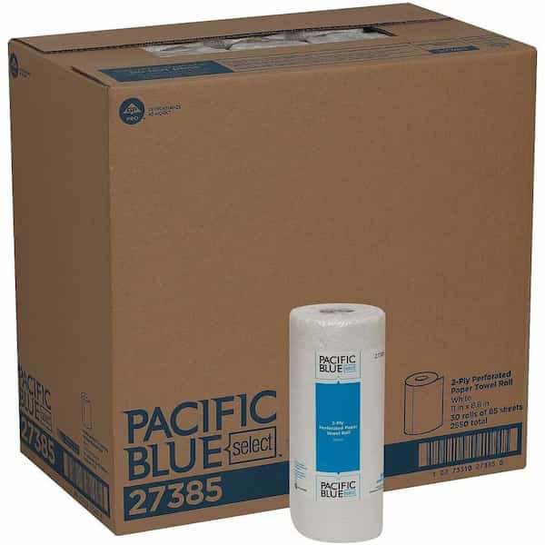 Pacific Blue Select Perforated Paper Towels, 85 Sheets, White, 85 PK