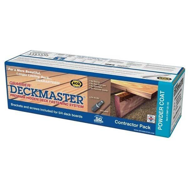 Deckmaster Series Hidden Bracket, PowderCoated
