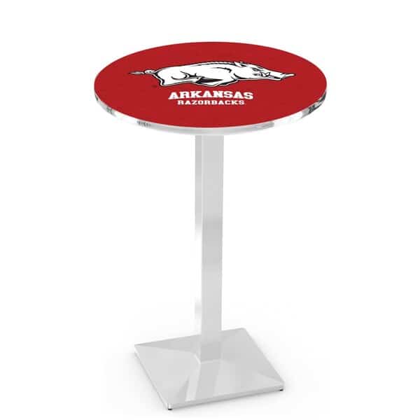 36" Chrome Arkansas Pub Table, 36" dia. Top