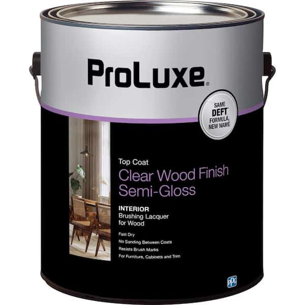 ProLuxe Semi-Gloss Clear Oil-Based Brushing Lacquer 1 gal