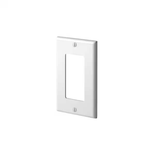 Leviton Decora White 1 gang Thermoset Plastic Decorator Wall Plate 1 pk