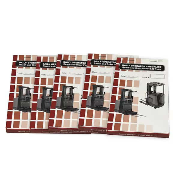 Replacement Checklist Book, 1 3/8" W, PK5