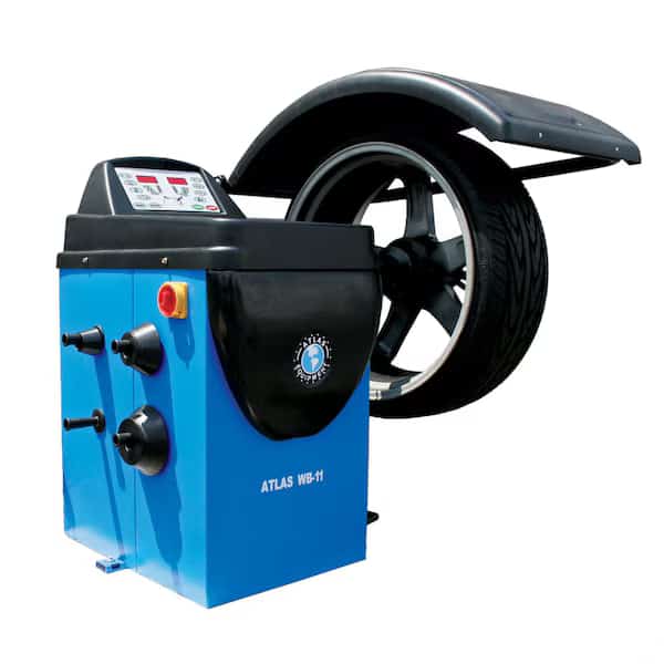 ATLAS COMPUTERIZED WHEEL BALANCER W HOOD