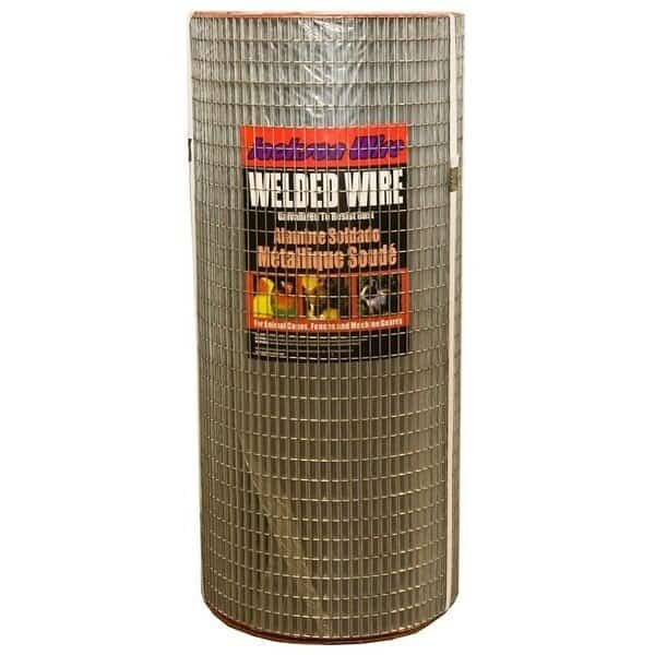 Jackson Wire 10081514 Welded Garden Fence, 16 ga, 10 ft L, 24 in H, Galvanized