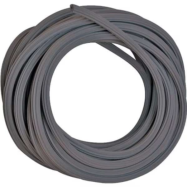 Screen Retainer Spline, 0120 in D, 25 ft L, Vinyl, Black, Round
