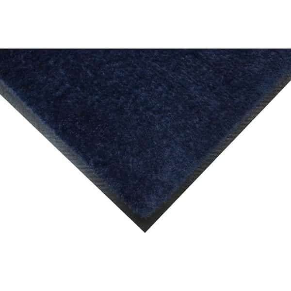 Plush Mat, Deeper Navy 3' x 10', Smooth Backing