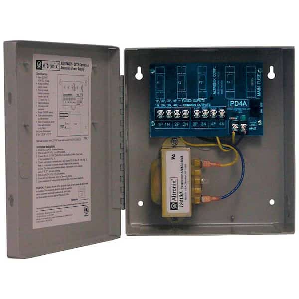 Power Supply 4PTC 24Vac @ 4A, Altronix, Mfr#: ALTV244CB