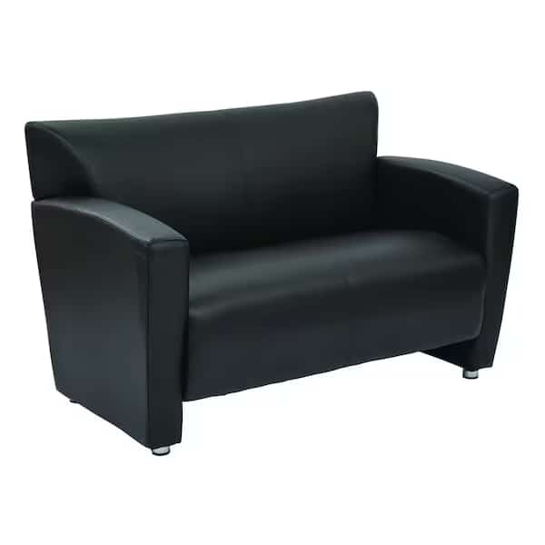 Loveseat, 29-1/4" x 32", Upholstery Color: Black
