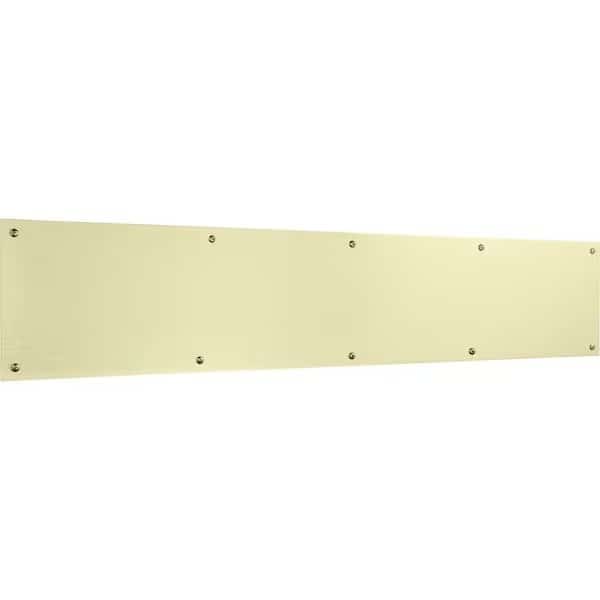 Estate Lifetime Satin Brass Kick Plates